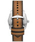 Фото #3 товара Часы Fossil Machine Brown Leather 42mm