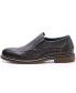 Фото #2 товара Carter Mens Slip On Loafers Snakeskin Dress Shoes Leather Lined