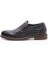 ფოტო #2 პროდუქტის Carter Mens Slip On Loafers Snakeskin Dress Shoes Leather Lined