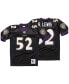 Men's Ray Lewis Baltimore Ravens Replica Throwback Jersey