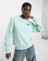 Фото #6 товара Lacoste logo sweatshirt in mint green