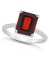 Фото #1 товара Кольцо Macy's Garnet and Diamond