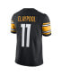 ფოტო #2 პროდუქტის Men's Chase Claypool Black Pittsburgh Steelers Vapor Limited Player Jersey