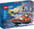 Фото #3 товара Конструктор пластиковый Lego City Пожарно-спасательная лодка 60373