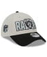 Men's Stone, Black Las Vegas Raiders 2023 NFL Draft 39THIRTY Flex Hat