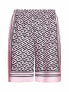 VERSACE Mens Greca-print Silk Shorts In Pink size IT56