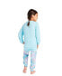 ფოტო #3 პროდუქტის Toddler|Child Girls 2-Piece Pajama Set Kids Sleepwear, Long Sleeve Top and Long Pants PJ Set