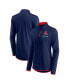 Women's Navy Boston Red Sox Worth The Drive Quarter-Zip Jacket