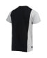 ფოტო #4 პროდუქტის Men's Black, Heathered Gray Las Vegas Raiders Split T-shirt