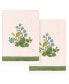 Textiles Turkish Cotton Botanica Embellished Hand Towel Set, 2 Piece