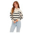 VERO MODA Saba Stripe Half Zip Sweater