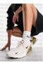 Фото #8 товара Air Max 270 Trainers in White and Gold Sneaker Kadın Beyaz Günlük Spor Ayakkabı