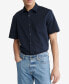 ფოტო #1 პროდუქტის Men's Slim-Fit Stretch Solid Shirt