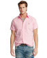 ფოტო #1 პროდუქტის Men's Classic-Fit Short-Sleeve Oxford Shirt