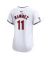 Фото #3 товара Women's Jose Ramirez White Cleveland Guardians Home Limited Player Jersey