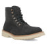 Dingo Carlsbad Lace Up Round Toe Mens Black Casual Boots DI223-001