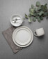 Фото #5 товара Parchment Embossed 16 Piece Dinnerware Set, Service for 4