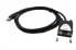 Фото #1 товара Exsys EX-1311-2F - Black - 1.8 m - USB Type-A - DB-9 - Male - Female