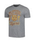 Фото #2 товара Men's & Women's Heather Charcoal Saved by the Bell Bayside Tigers Graphic T-Shirt