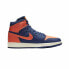 Фото #2 товара Кроссовки Nike Air Jordan 1 Retro High Blue Void Turf Orange (W) (Оранжевый, Синий)