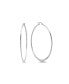 ფოტო #1 პროდუქტის Stainless Steel Hoop Earrings