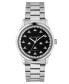 ფოტო #1 პროდუქტის Unisex Swiss Automatic Stainless Steel Bracelet Watch 38mm