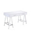 Coleen Desk In High Gloss & Chrome