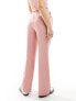 Фото #7 товара Miss Selfridge co-ord tailored wide leg trouser in Pink