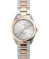 ფოტო #1 პროდუქტის Women's City Two-Tone Stainless Steel Bracelet Watch 32mm