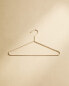 Beige cotton and linen hanger (pack of 4)