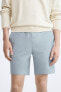 SOFT TEXTURED BERMUDA SHORTS