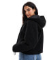 Фото #3 товара Calvin Klein Jeans Relaxed Sherpa Padded Jacket in CK Black