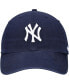 Фото #3 товара Boys Navy New York Yankees Team Logo Clean Up Adjustable Hat