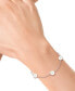 ფოტო #2 პროდუქტის EFFY® Cultured Freshwater Pearl (6-7mm) Chain Bracelet in Sterling Silver