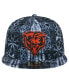 ფოტო #2 პროდუქტის Men's Black Chicago Bears Shibori 59fifty Fitted Hat