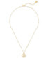 ფოტო #1 პროდუქტის Gold-Tone Heritage Bloom Mother-of-Pearl Pendant Necklace, 16" + 3" extender