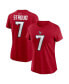 ფოტო #1 პროდუქტის Women's C.J. Stroud Red Houston Texans Player Name and Number T-shirt