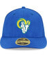 Фото #3 товара Men's Royal Los Angeles Rams Omaha Low Profile 59Fifty Fitted Team Hat