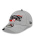 Фото #1 товара Men's Gray Austin Cindric Name Splash 9FORTY Snapback Adjustable Hat