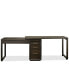 Фото #3 товара Prelude 56" Wood Swivel Lift Top L-shaped Desk