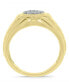 ფოტო #3 პროდუქტის Men's Diamond Ring (1/2 ct. t.w.) in 10K Gold