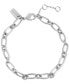 ფოტო #1 პროდუქტის Silver-Tone Signature C Starter Chain Link Bracelet