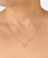 Фото #2 товара Jac + Jo by Anzie jac+Jo by Anzie Diamond Cog Pendant Necklace (1/10 ct. t.w.) in 14k Gold, 16" + 1" extender
