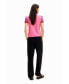 ფოტო #2 პროდუქტის Women's Seamed logo T-shirt