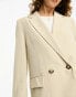 Bershka – Oversize-Blazer in Sand Бежевый, XS - EU 34 - фото #2