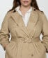 Women's Belt Detail Classic Trench Coat Бежевый, S - фото #7