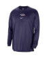 Men's Purple Distressed Phoenix Suns 2023/24 City Edition Authentic Pregame Performance Long Sleeve Shooting T-shirt