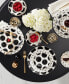 on the Dot Assorted Accent Plates 4 Piece Set, Service for 4