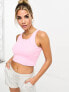 Фото #1 товара Champion Legacy crop top with buttons in pink