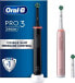 Фото #2 товара Szczoteczka Oral-B Pro 3 3900 Duo Gift Edition 2 szt. Pink/Black